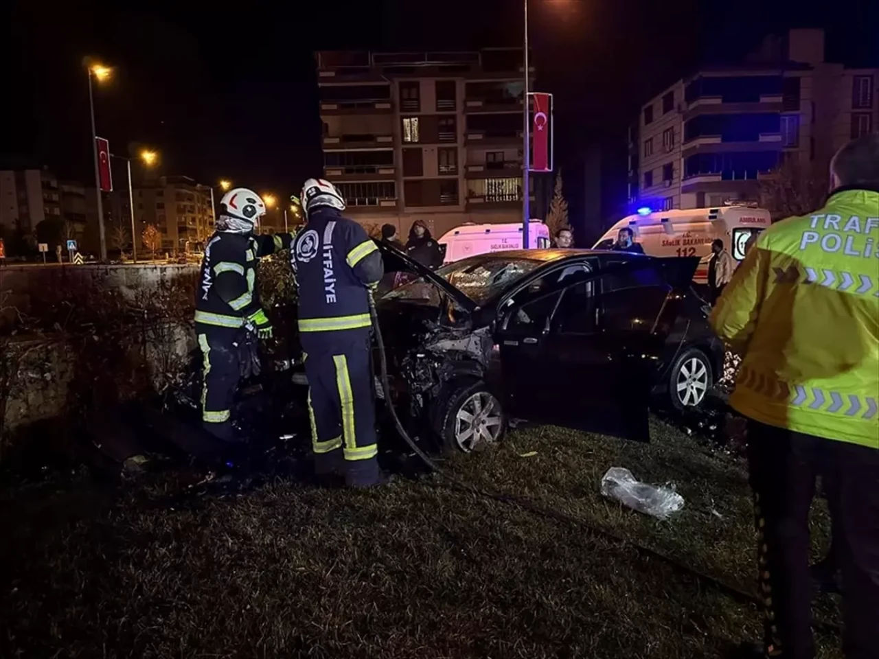 Denizli'de Trafik Kazasında Sürücü Can verdi, Şehir Halkı Şokta