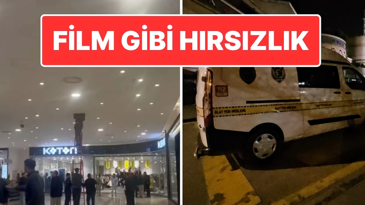 Adana’da Film Gibi Soygun: Hırsız AVM’nin Tavan Arasında!