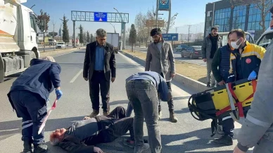 Malatya'da Hamit Karabulut'a Kamyon Çarptı,Yaşlı Adam Ağır Yaralandı!