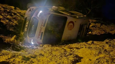 Tokat'ta Ambulans Kaza Yaptı, Yaralı Hastaneye Kaldırıldı!