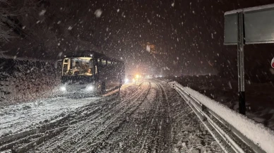 Zonguldak'ta Beklenen Kar Yağışı Trafiği Felç Etti!