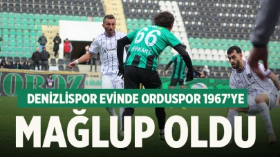 Denizlispor Evinde Orduspor 1967’ye 1-0 Mağlup Oldu